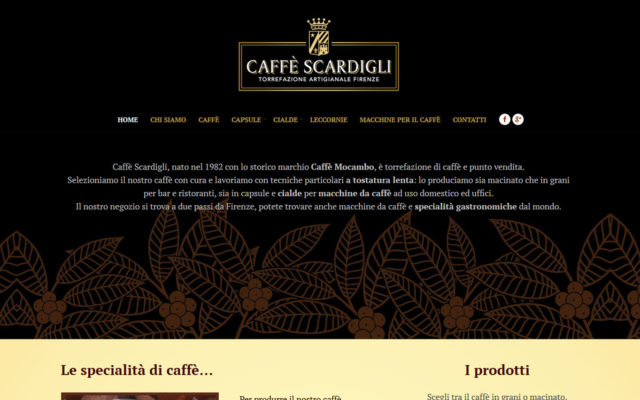 Siti Web Ginestra Firenze - Caffè Scardigli